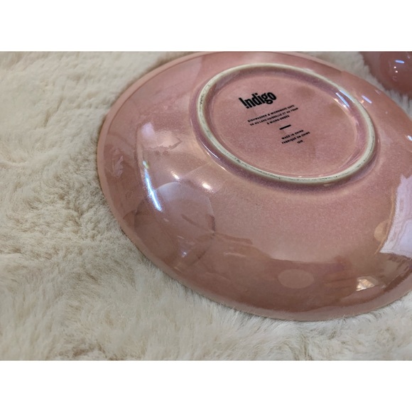 COPY - Indigo, pearly pink cup and saucer set - Picture 5 of 6